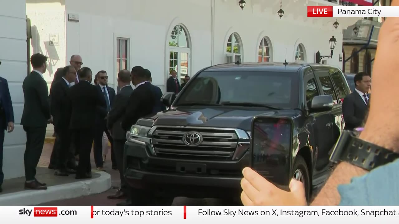 US Secretary of State Marco Rubio meets Panamanian President Jose Raul Mulino