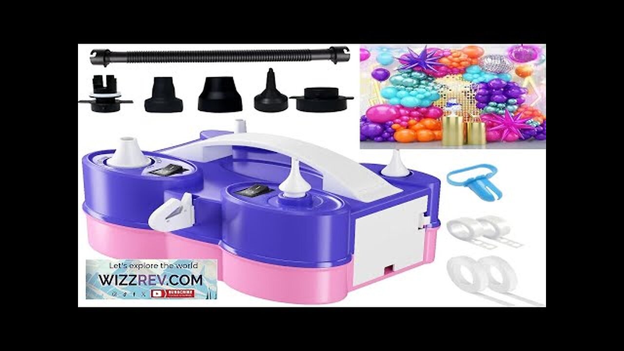 3-in-1 Electric Balloon Pump with Disco Balloon Arch 3-in-1 Electric Balloon Pump Review