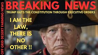 Breaking News!! Trump Dismanting The Us Government In Record Time..Declares Himself King & The Law