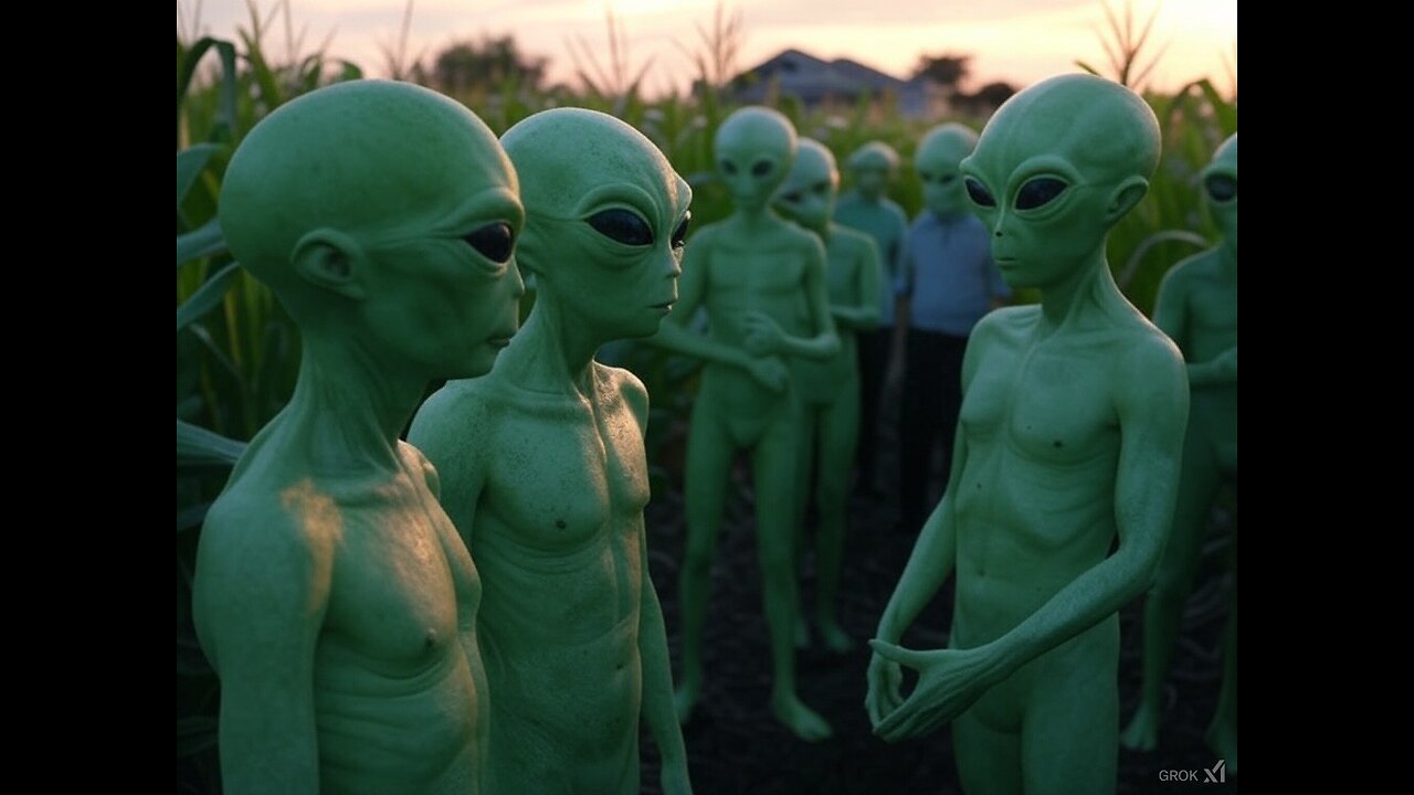 Aliens in the cornfields of Illinois.