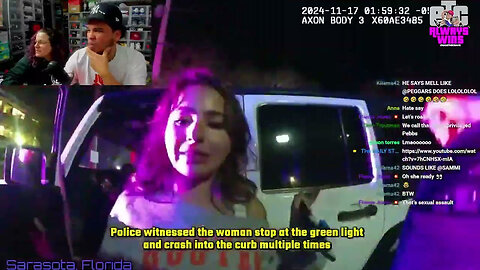 #bodycam REACTION: F.L. HOOTERS Girl Tries to Make Out w/Cops during DUI Test REACTION w/Pebbs