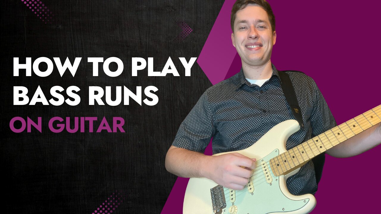 How To Play Bass Runs on Guitar | How To Connect Chords with Bass Runs