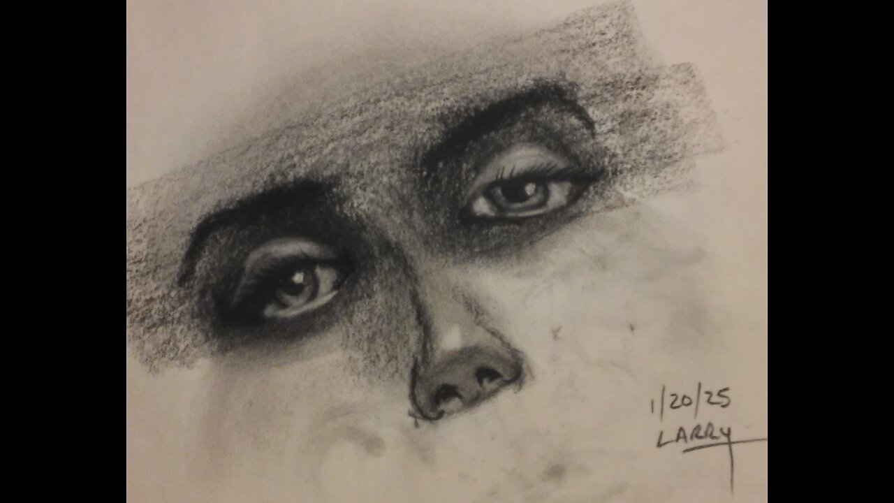 01-20-25 Five 10-Min. Rapid-fire Charcoal Drawings