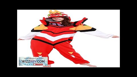 SAZAC Kigurumi Evangelion Unit-02 Eva-02 Onesie Jumpsuit Halloween Costume Review