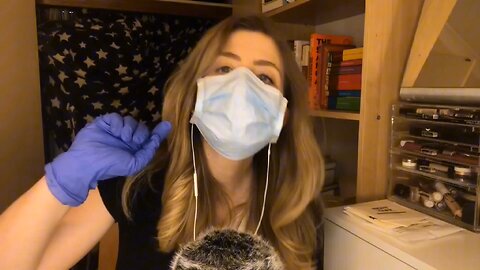 ASMR Roleplay | Personal Inspection 🧪 Inaudible Whispers Gloves & Lotion Sounds for Deep Relaxation