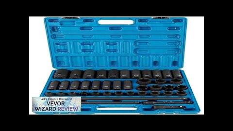 VEVOR Impact Socket Set 1/2 Inches 43 Piece Impact Sockets Standard Socket Review