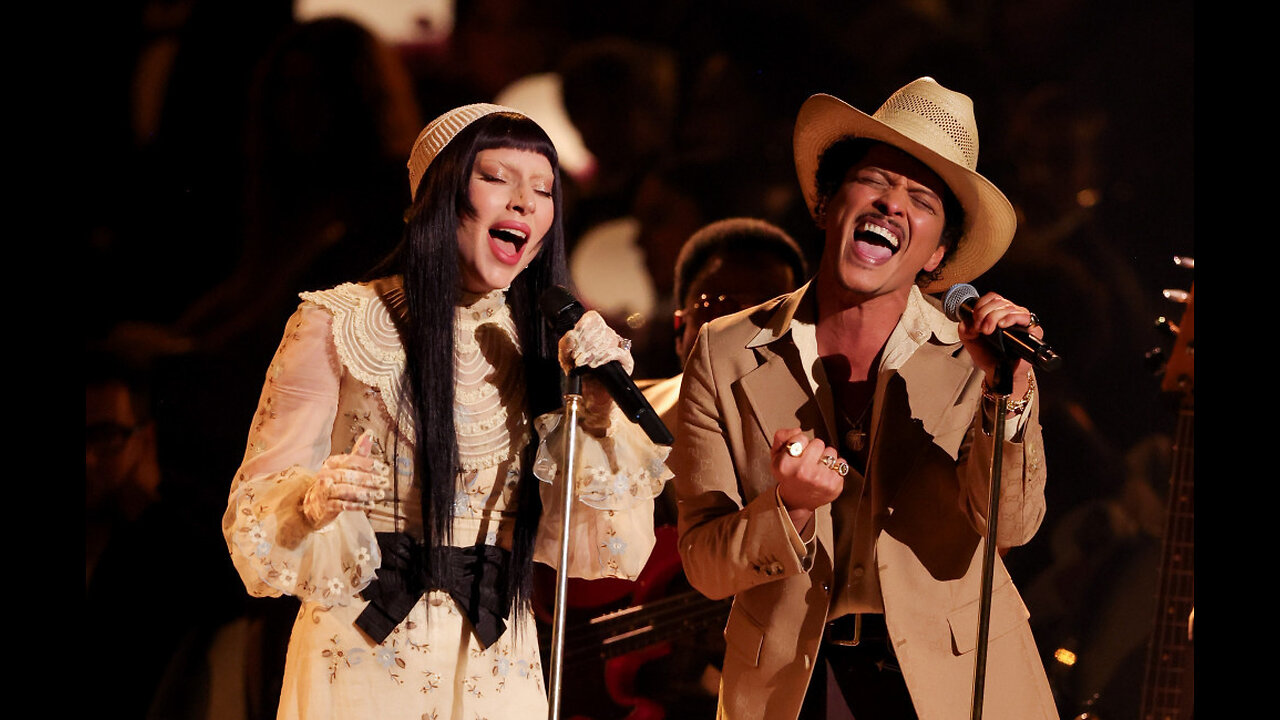 Grammy Awards: Lady Gaga and Bruno Mars pay tribute to LA