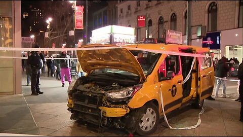 New York taxi driver hits 6 pedestrians, 3 taken to hospital, police say