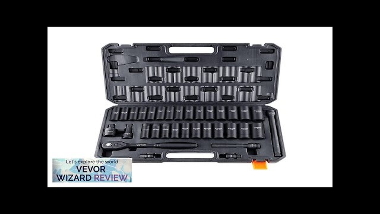 VEVOR 1/2" Drive Impact Socket Set 33 Piece Socket Set SAE 3/8"-1" Review