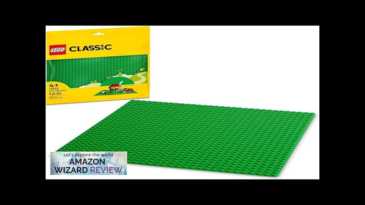 LEGO Classic Green Baseplate Square 32x32 Stud Foundation to Build Play Review