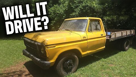 WILL IT DRIVE? Abandoned Ford F350 U-HAUL RENTAL TRUCK
