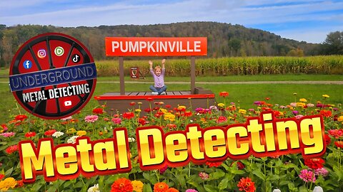 Corn Pit Metal Detecting Ring Recovery: A Pumpkinville Fall Adventure 🌽 🎃