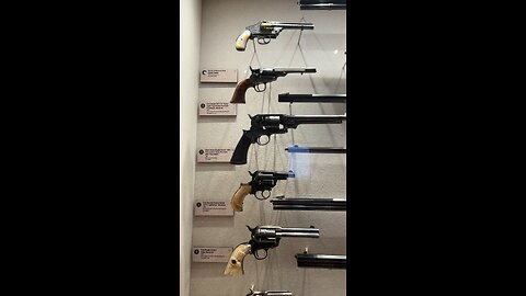 Old pistols in Galveston museum