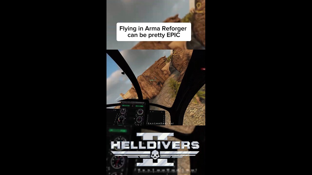 Flying in Arma Reforger can be pretty EPIC