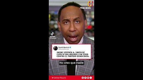 Stephen A. Smith regrets voting left and ATTACKS the Democratic Party