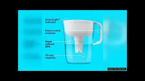 Brita Large 10 Cup Water Filter Pitcher with 1 Standard Filter Made Review