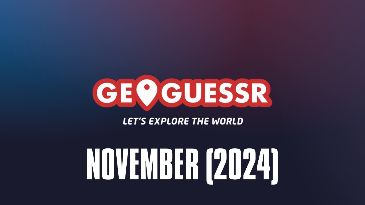 GeoGuessr Daily Challenge Livestream - November Edition 🌍