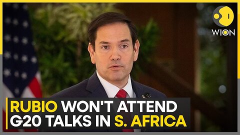 Marco Rubio Refuses G20 Summit Invitation, Cites South Africa's Actions | World News | WION