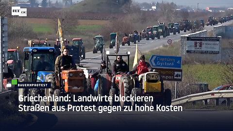 Griechenland: Bauern blockieren Straßen aus Protest gegen zu hohe Kosten