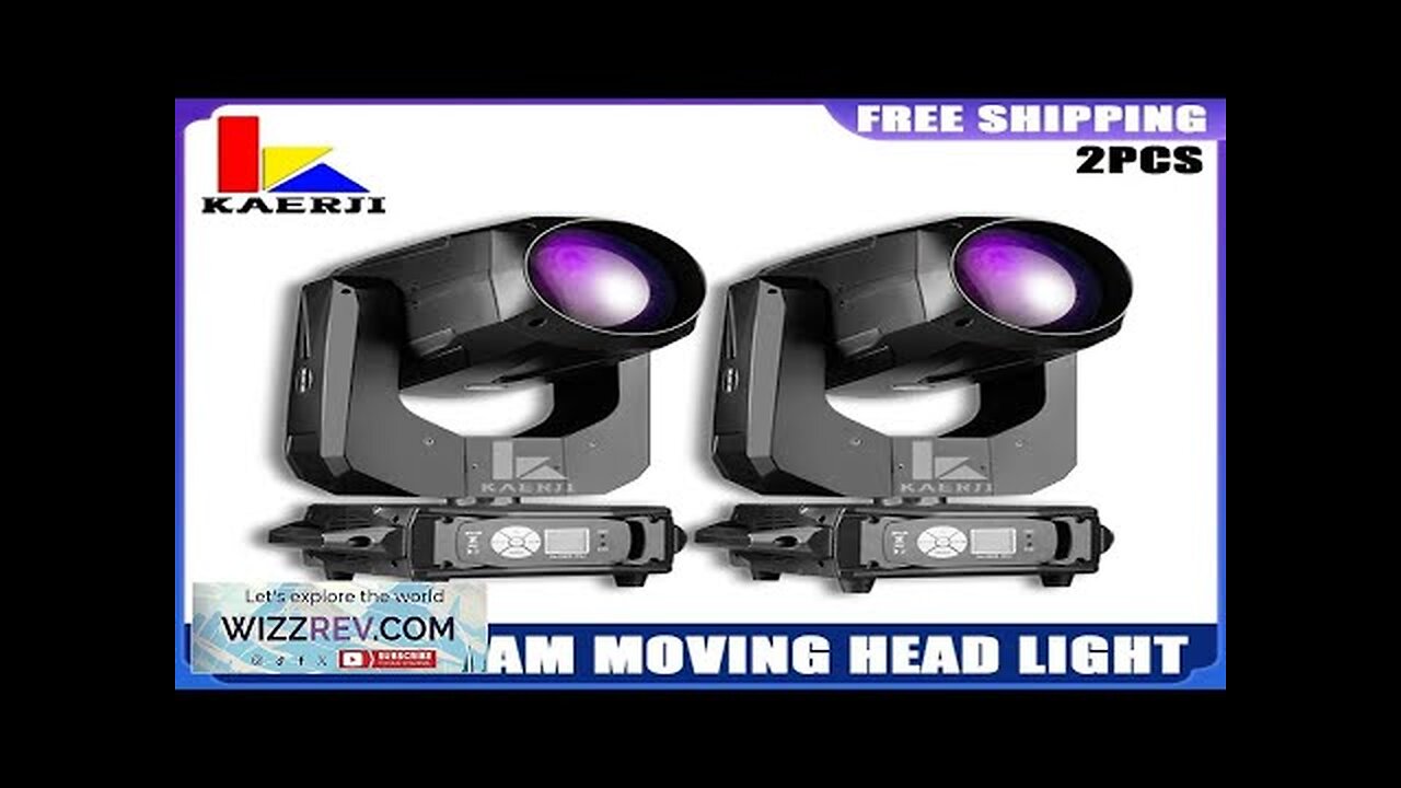 New 2Pcs 260W Audience Light 10R 260W Moving Head Stage Light DMX512 Review