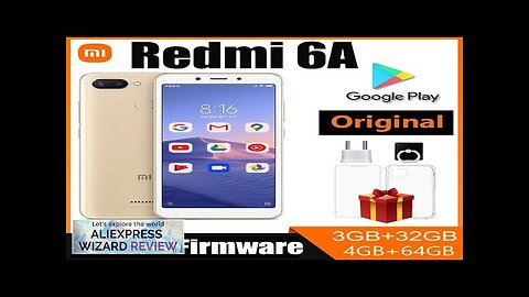 Xiaomi Redmi 6A Smartphone 5.45'' Full Screen AI Face Helio A22 Processor Review