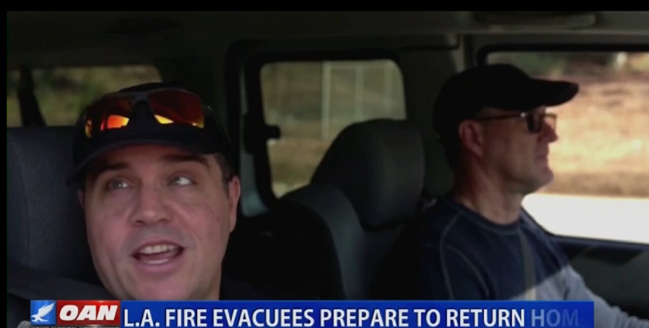 LA FIRE EVACUEES PREPARE TO RETURN HOME