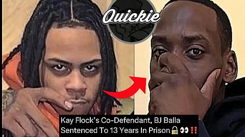 HE'S COOKED: KayFlock's CO-DEFENDANT SENTENCED TO 13 YEARS IN PRISON!