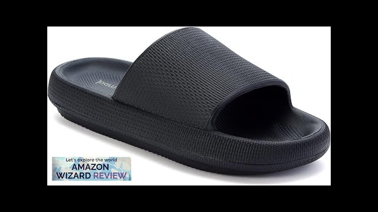 Joomra Pillow Slippers for Women and Men Non Slip Quick Drying Shower Review