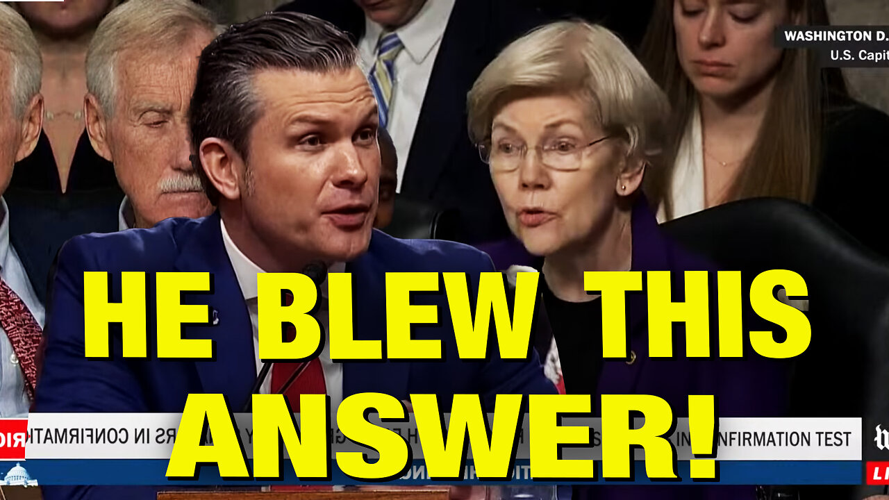 WORST Moment For Pete Hegseth From Confirmation Hearing!