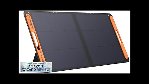 Jackery SolarSaga 100W Portable Solar Panel for Explorer 240/300/500/1000/1500 Power Station Review