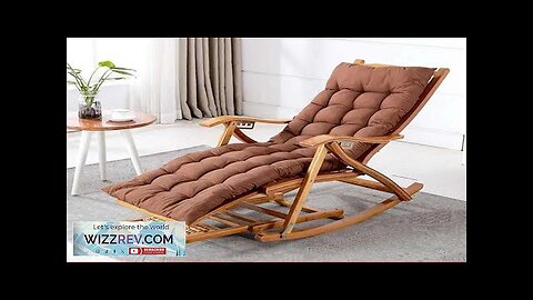 Rocking chair bamboo recliner backrest foldinglunch break chair balcony lazy leisure home Review