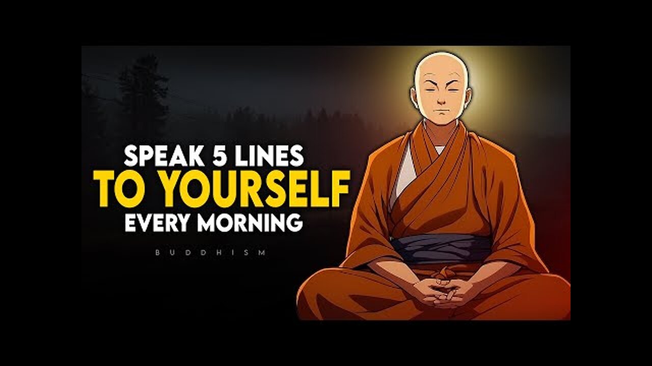Speak 5 Lines To Yourself Every Morning - Buddhism