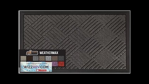 Gorilla Grip 100% Waterproof All-Season WeatherMax Doormat Durable Natural Rubber Stain Review