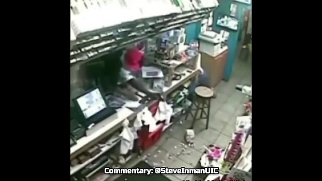 Store Clerk Opens Fire On Robbers