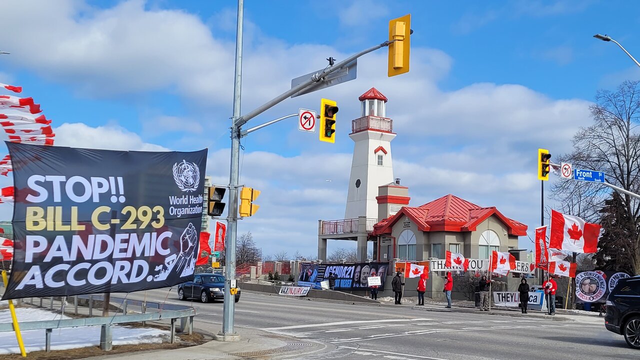 2025 03 01, Port Credit, protest