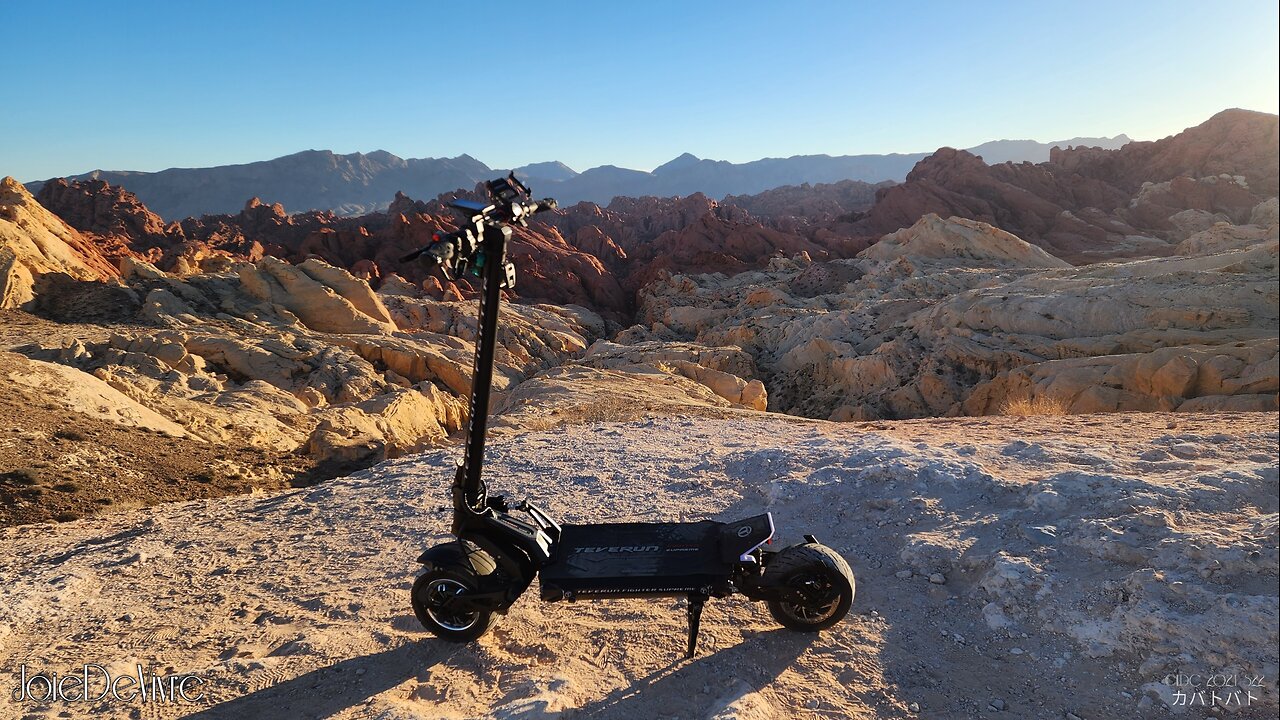 🛴💨💯🤙Electric Scooter Tour: Valley of Fire Nevada State Park Ride😎Hype Version