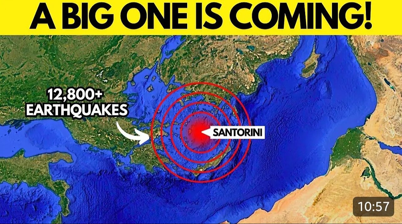 2,800+ Earthquakes: Santorini Is On The Brink Of A Catastrophic Disaster!