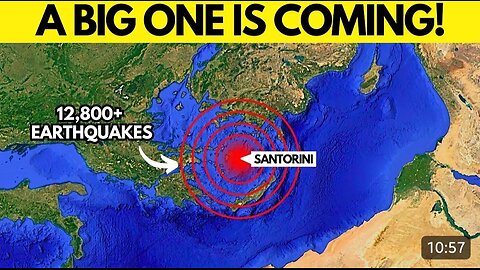 2,800+ Earthquakes: Santorini Is On The Brink Of A Catastrophic Disaster!