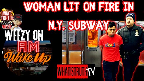 Discussing Woman Lit on Fire on NY Subway on AM Wake Up W/ Steve Poikonen and Teace Snyder