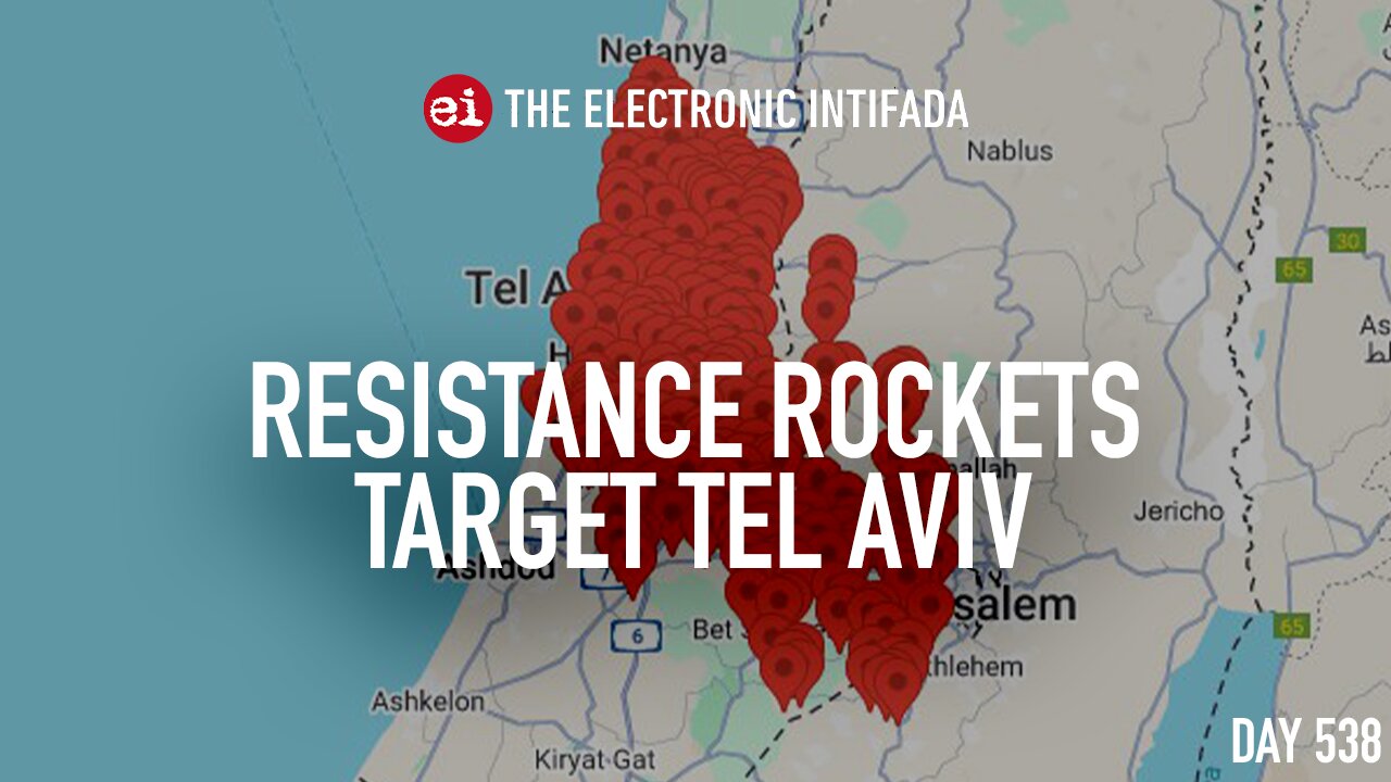 Resistance rockets target Tel Aviv, with Jon Elmer