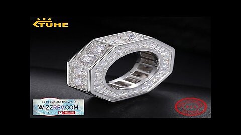 New Screw Ring Moissanite For Men Hip Hop Jewelry Sterling Silver 925 Review