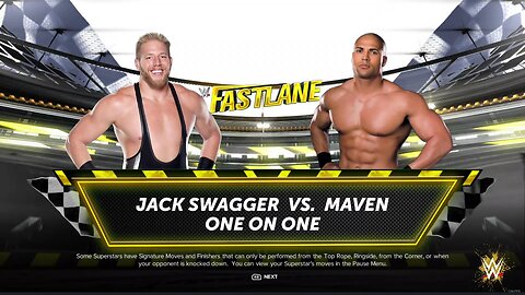 WWE 2k24 Jack Swagger vs Maven