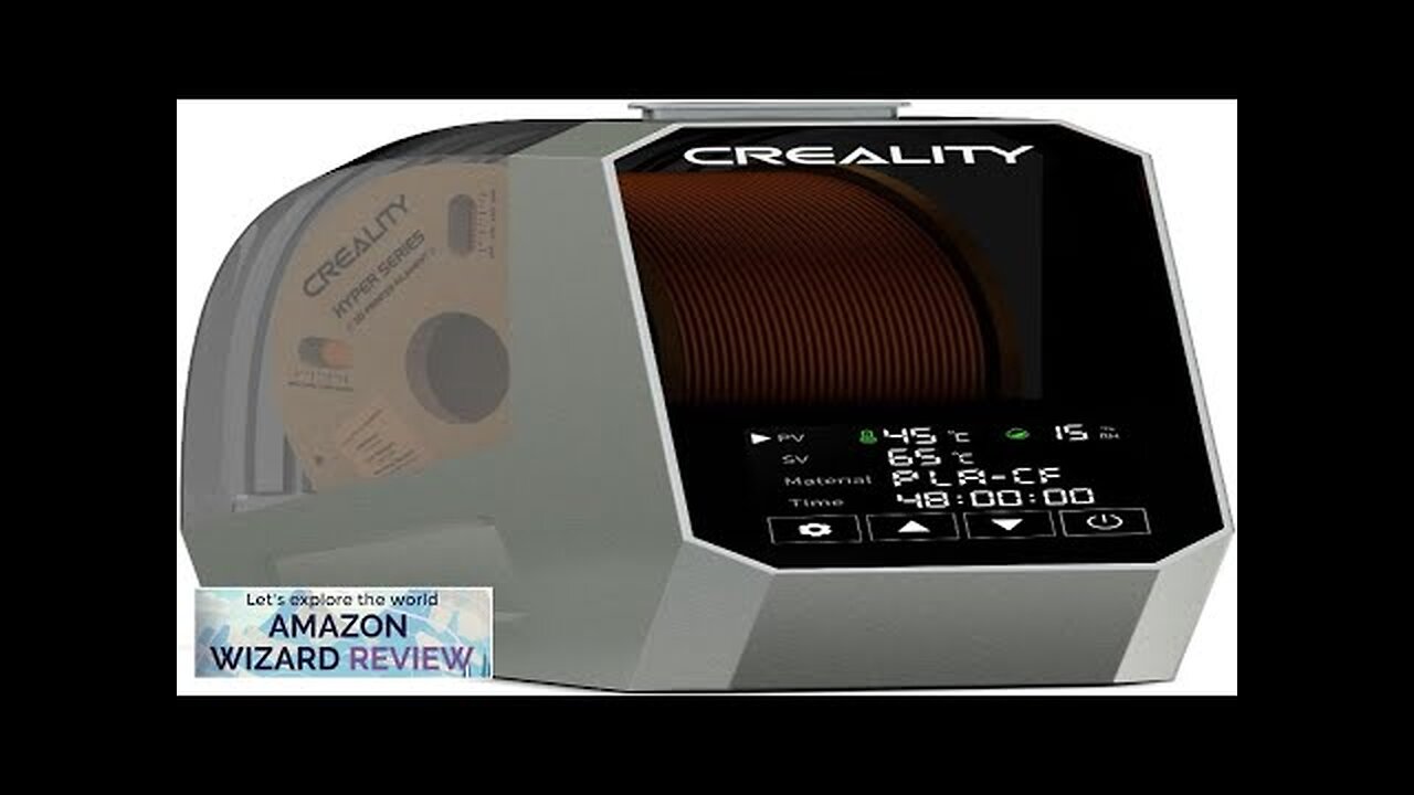 2024 CREALITY Official Space Pi Filament Dryer 3D Printing Filament Dryer Box Review