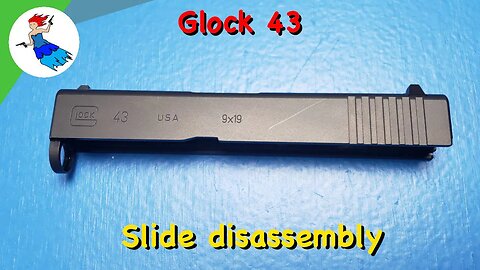 HOW TO DISASSEMBLE A GLOCK 43 // Glock 43 Slide disassembly step by step