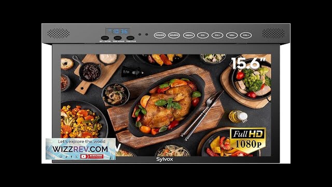 SYLVOX Kitchen TV15.6 inch Under Cabinet TV Televison for Kitchen Smart TV Review