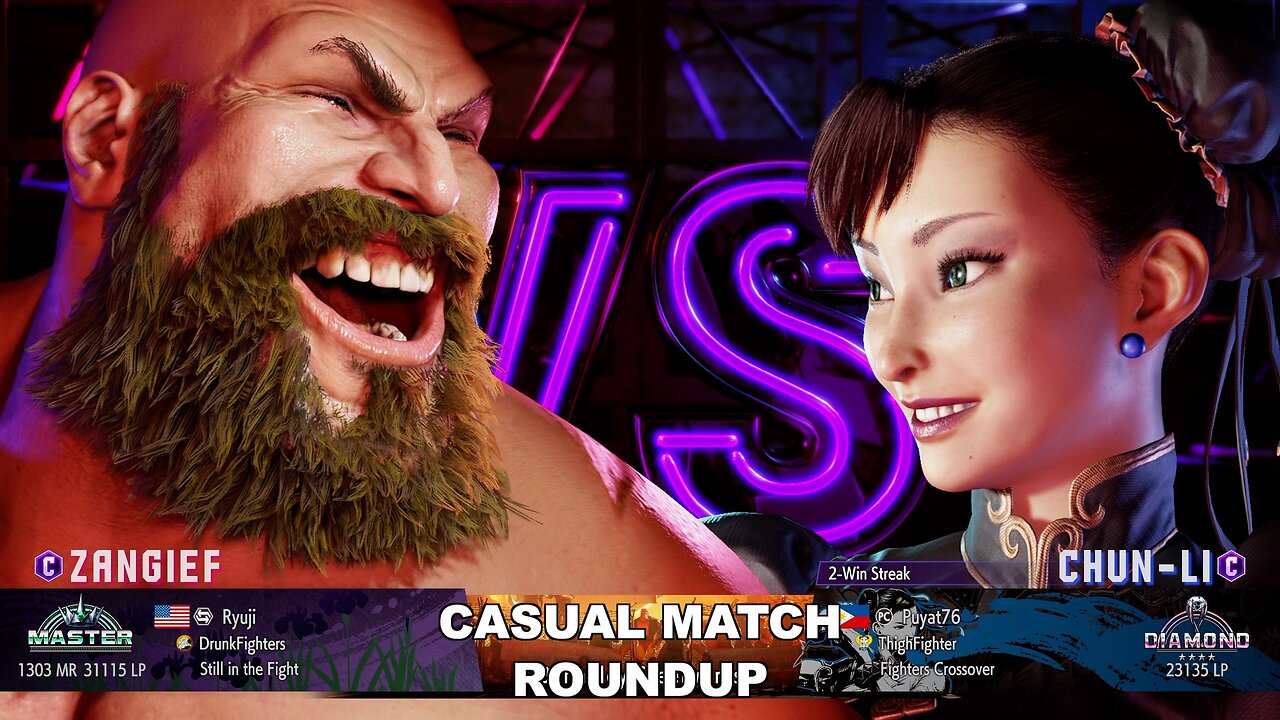 Kuya Kalbo SF6 Casual Match Roundup. Chun Li 4 star Diamond Rank [Hori Fight Stick]