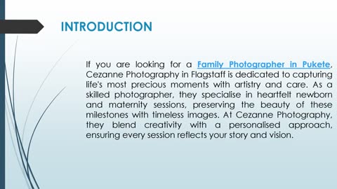 If you are looking for a Family Photographer in Pukete