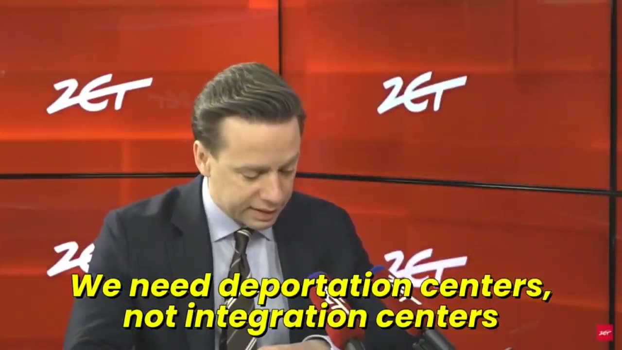 Krzysztof Bosak: We need deportation centers, not integration centers