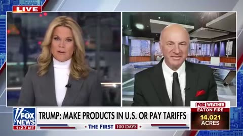 'GET IN LINE'_ Kevin O'Leary breaks down Trump's tariff threats at Davos