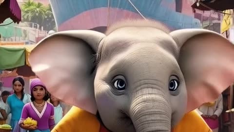 A Baby Elephant Thrive in India's Vibrant Cities?" #cuteanimal#india #indialife #elephant